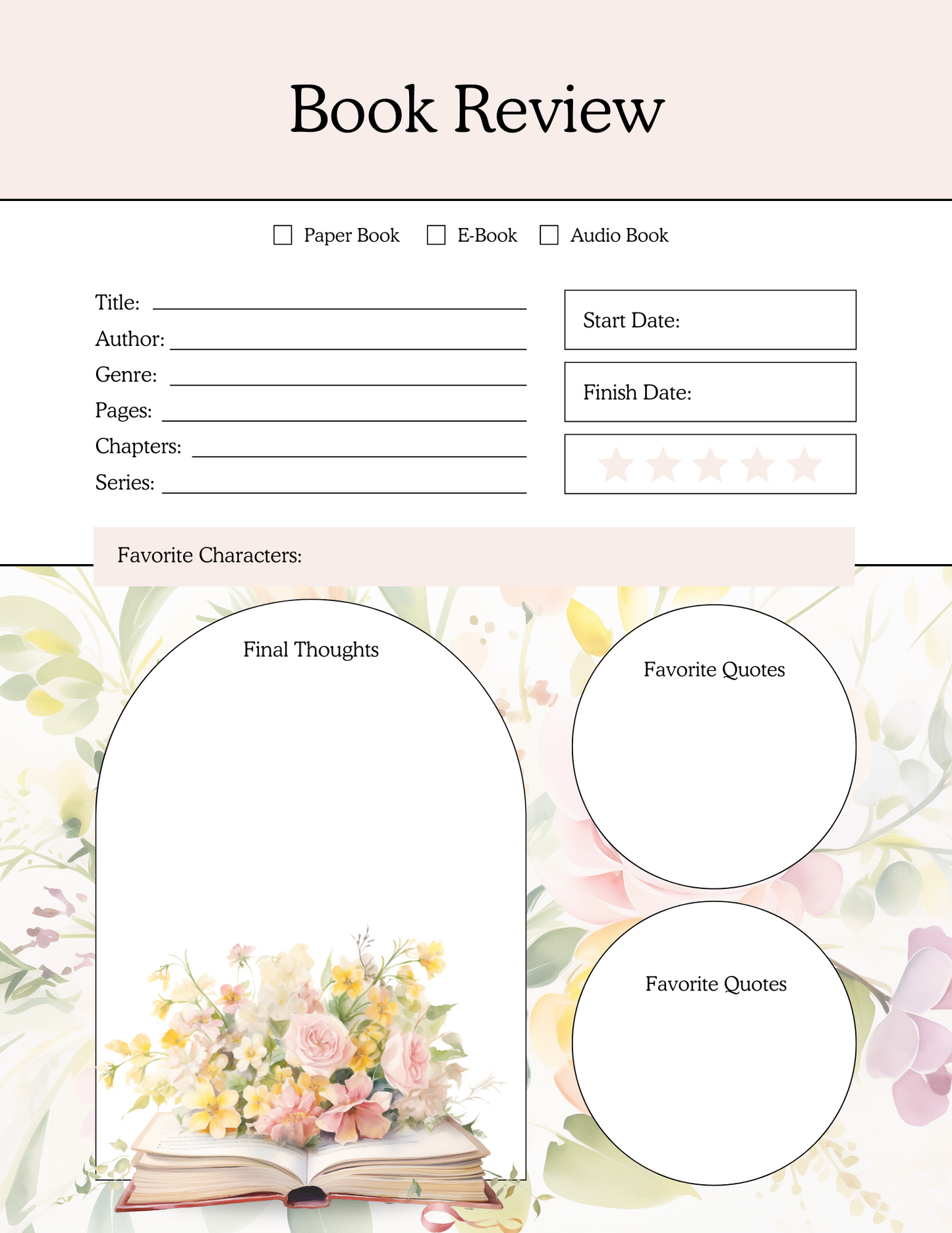 SALE! The Thoughtful Reader - A Book Review Journal