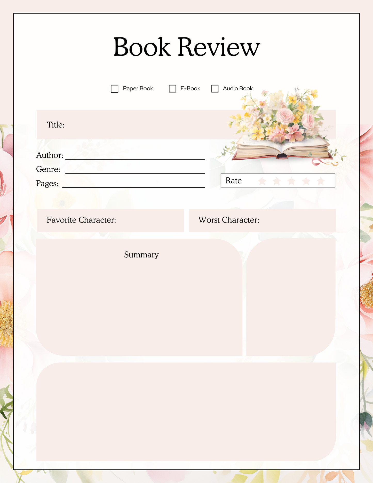 SALE! The Thoughtful Reader - A Book Review Journal