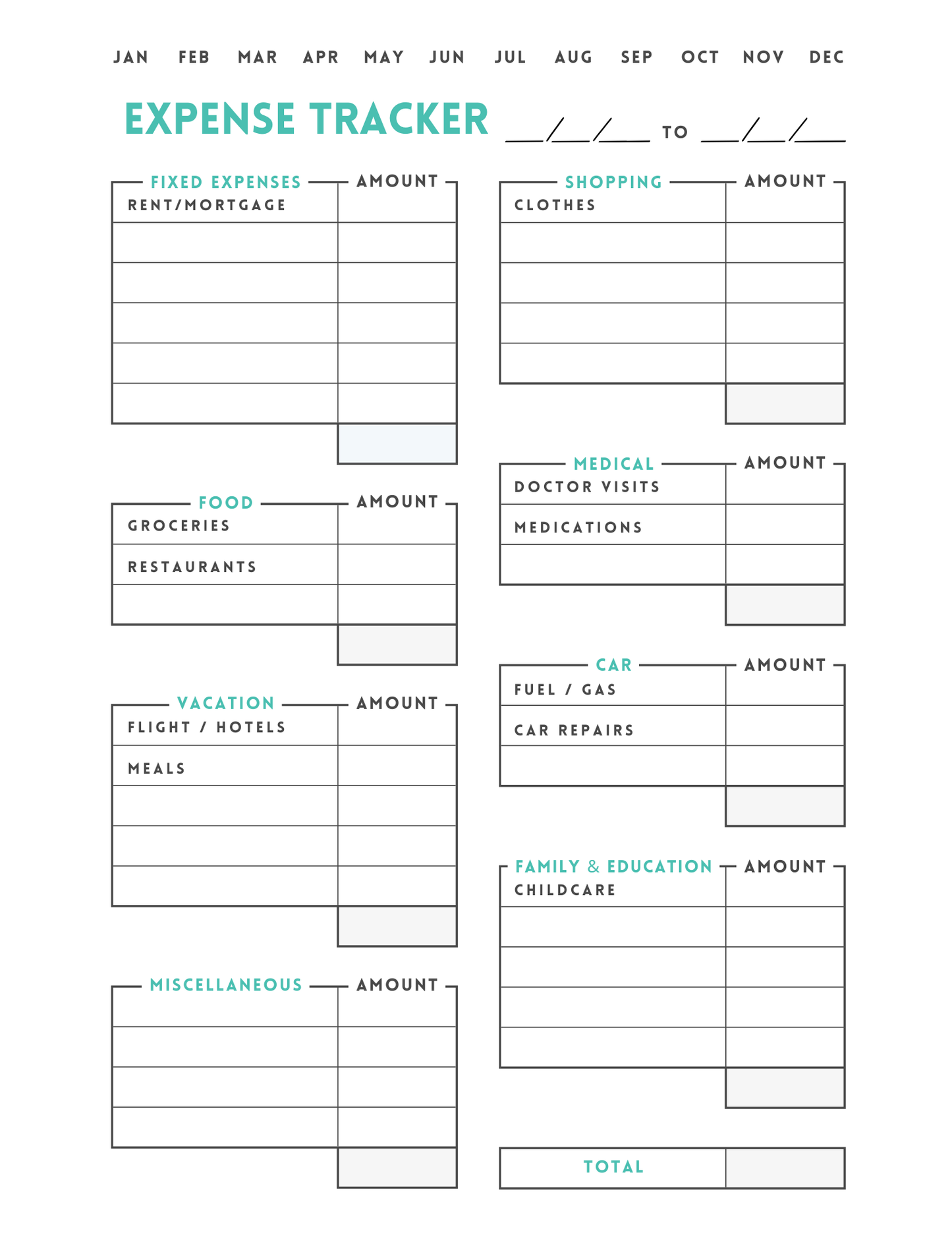 SALE! Where did all ME money go? A Personal Expense Tracker